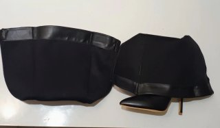 Botas altas de tacón negras