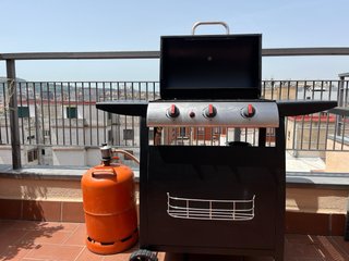 Barbacoa de gas con bombona