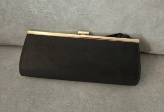 Bolso Clutch Fiesta Marypaz "Events" Negro Flor
