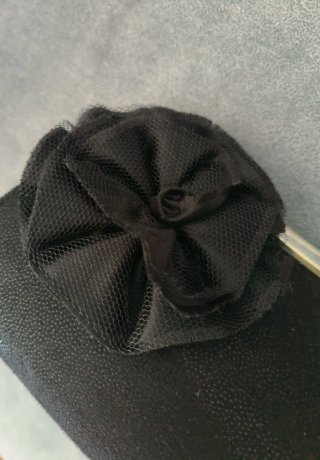 Bolso Clutch Fiesta Marypaz "Events" Negro Flor