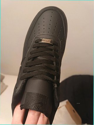 Nike Air Force 1 Talla 41 Negro Sin Estrenar