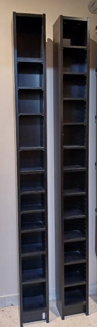 2 Estanterias CD Ikea Negra