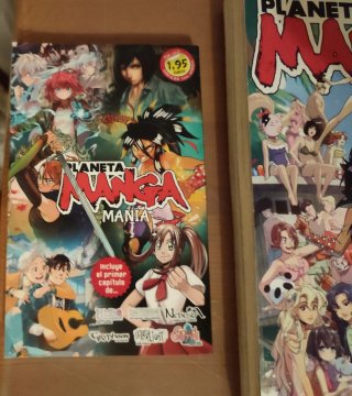 Pack revistas manga Planeta Manga n° 1, 4 y 5.