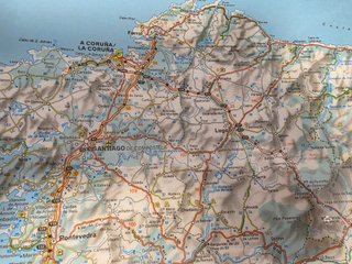 MAPA - MICHELIN - VINTAGE - 1999 - PLASTIFICADO