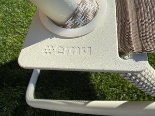 Sdraio sedia Emu Snooze Bianco