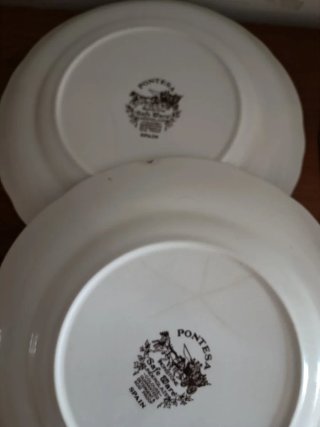Vajilla cerámica diseño rural