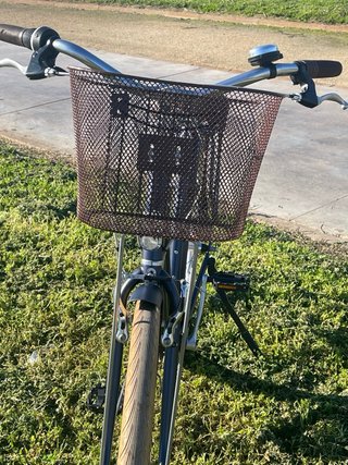 Bicicleta Decathlon in blu navy