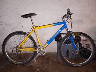 Bicicleta Zeus Montaña Azul y Amarilla
