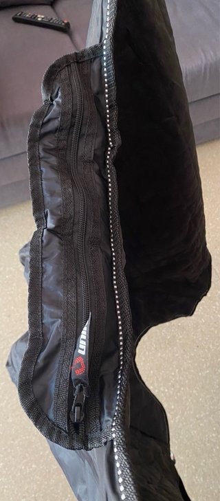 Manta cubrepiernas falda moto negra
