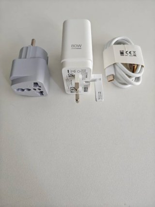 Realme 80W cargador UK + Adaptador ue 8€