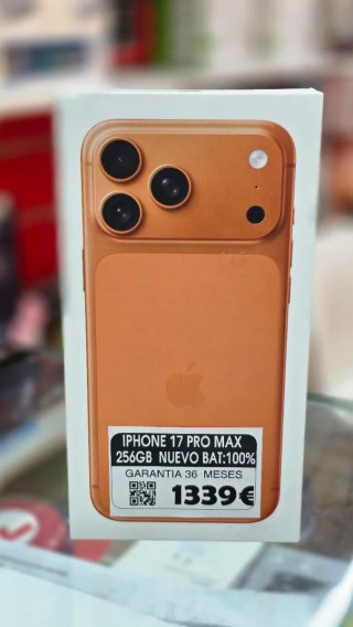 iPhone 17 Pro Max 256GB Naranja