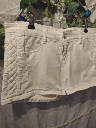 Shorts vaqueros Stradivarius blancos Talla 38