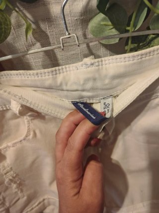Shorts vaqueros Stradivarius blancos Talla 38