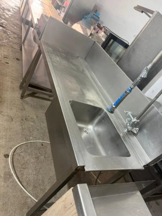 Fregadero industrial acero inoxidable