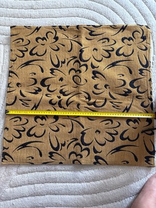 Fundas cojín tela estampado floral