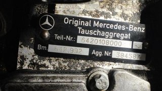 Mercedes benz 642992 motor sprinter 3,5-t 23287211