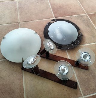 Lámparas de techo y apliques de pared