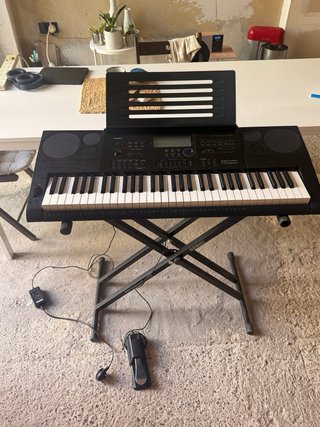 Teclado Casio CTK-6200 + Soporte + Pedal