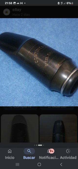 Boquilla Saxo Alto Vintage Continental