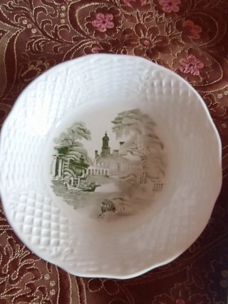 Servizio inglese zuppiera 6 coppette vintage