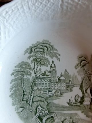 Servizio inglese zuppiera 6 coppette vintage
