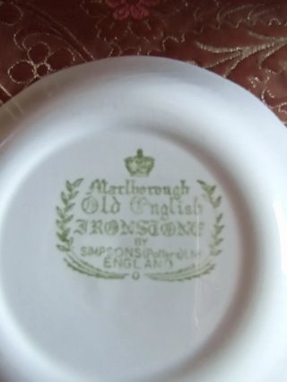 Servizio inglese zuppiera 6 coppette vintage