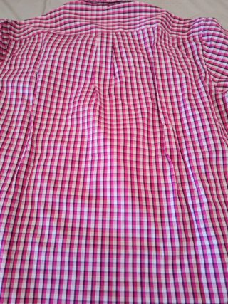 Camisa Bond Square cuadros  manga corta XL