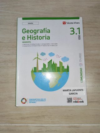 Libros de Geografía e Historia 3°ESO Aragón