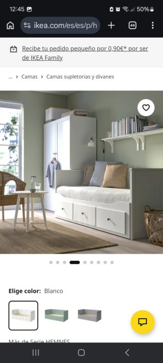Cama nido Ikea Hemnes Blanca