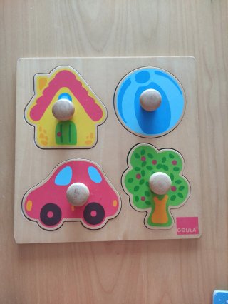 Lote Puzzles Madera