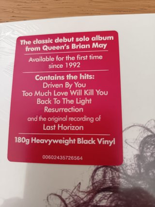 Brian May - Back To The Light LP 180g