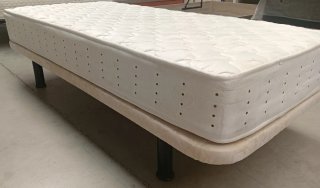 90X190 | COLCHON PIKOLIN + BASE TAPIZADA