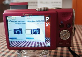 Canon PowerShot SX200 IS Cámara Digital Rosa de Segunda mano por