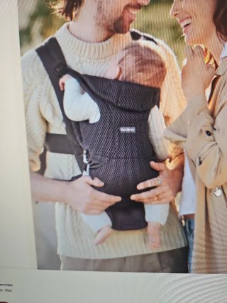 Mochila portabebés BabyBjörn gris
