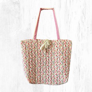 Bolso Tote Acolchado Estampado Colores