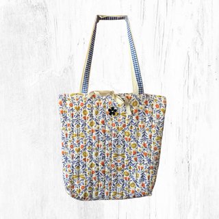 Bolso Tote Acolchado Estampado Colores