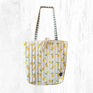 Bolso Tote Acolchado Estampado Colores