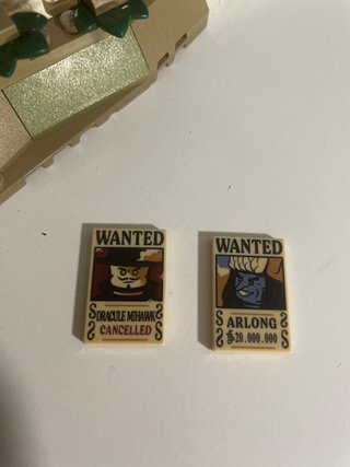 Lego Wanted Posters Dracule Mihawk Arlong