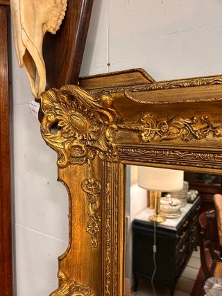 Gran Espejo Antiguo Dorado 114x99cm