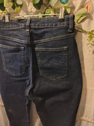 Jeans H&M Skinny Azul Oscuro Talla 36