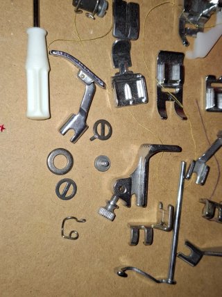Recambios y accesorios máquina de coser