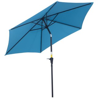 Ombrellone da Giardino Ø2.6x2.4 m con Manovella e