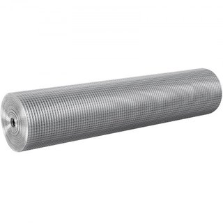 Malla de Hardware, 1/2 pulgada 48in x 100 pies 19 Gauge, Malla de Alambre Galvanizado por Inmersión en Caliente, Cercado de Alambre para Pollos, Malla de Alambre para Jaulas de Conejos, Jardín, Pe...