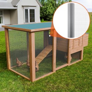Malla de Hardware, 1/2 pulgada 36in x 50 pies 19 Gauge, Malla de Alambre Galvanizado por Inmersión en Caliente, Cercado de Alambre para Pollos, Malla de Alambre para Jaulas de Conejos, Jardín, Peq...