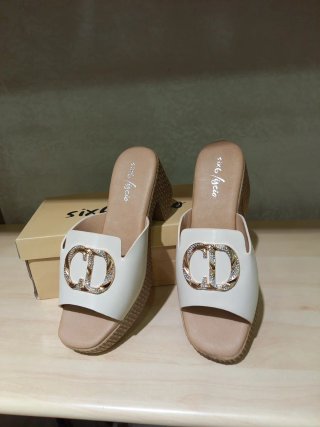 Sandali donna Six6 Figcio Beige Tg 39