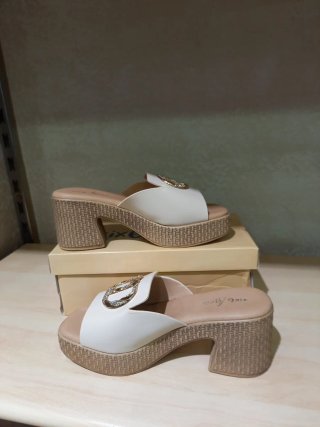 Sandali donna Six6 Figcio Beige Tg 39