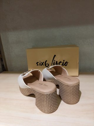Sandali donna Six6 Figcio Beige Tg 39