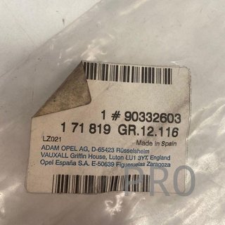 ORIGINAL MOLDURA PUERTA 90332603