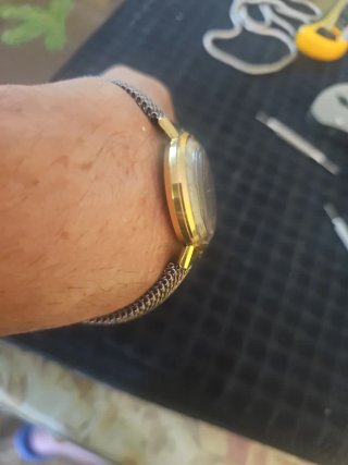 Reloj Mardor Mecánico Vintage Dorado