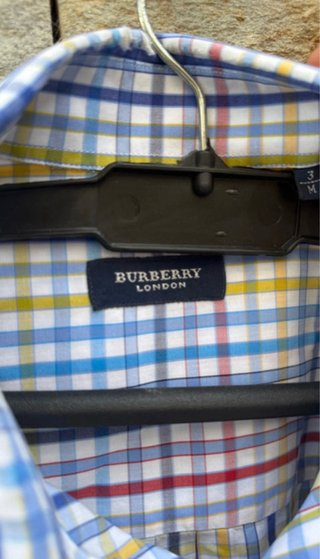 Camisa Burberry xadrez M